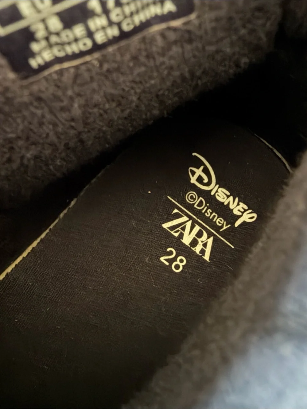 Zara kids Mickey Mouse boots